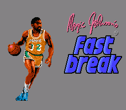 Magic Johnson's Fast Break screenshot 3 for NES